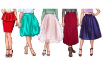 PHÂN LOẠI MỘT SỐ KIỂU DÁNG VÀ ĐỘ DÀI VÁY