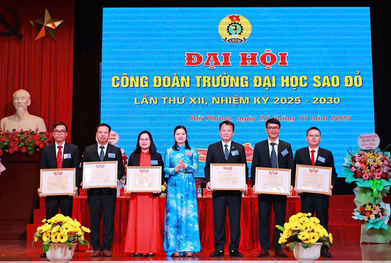 ĐẠI HỘI CÔNG ĐOÀN TRƯỜNG ĐẠI HỌC SAO ĐỎ LẦN THỨ XII, NHIỆM KỲ 2025 – 2026 THÀNH CÔNG TỐT ĐẸP